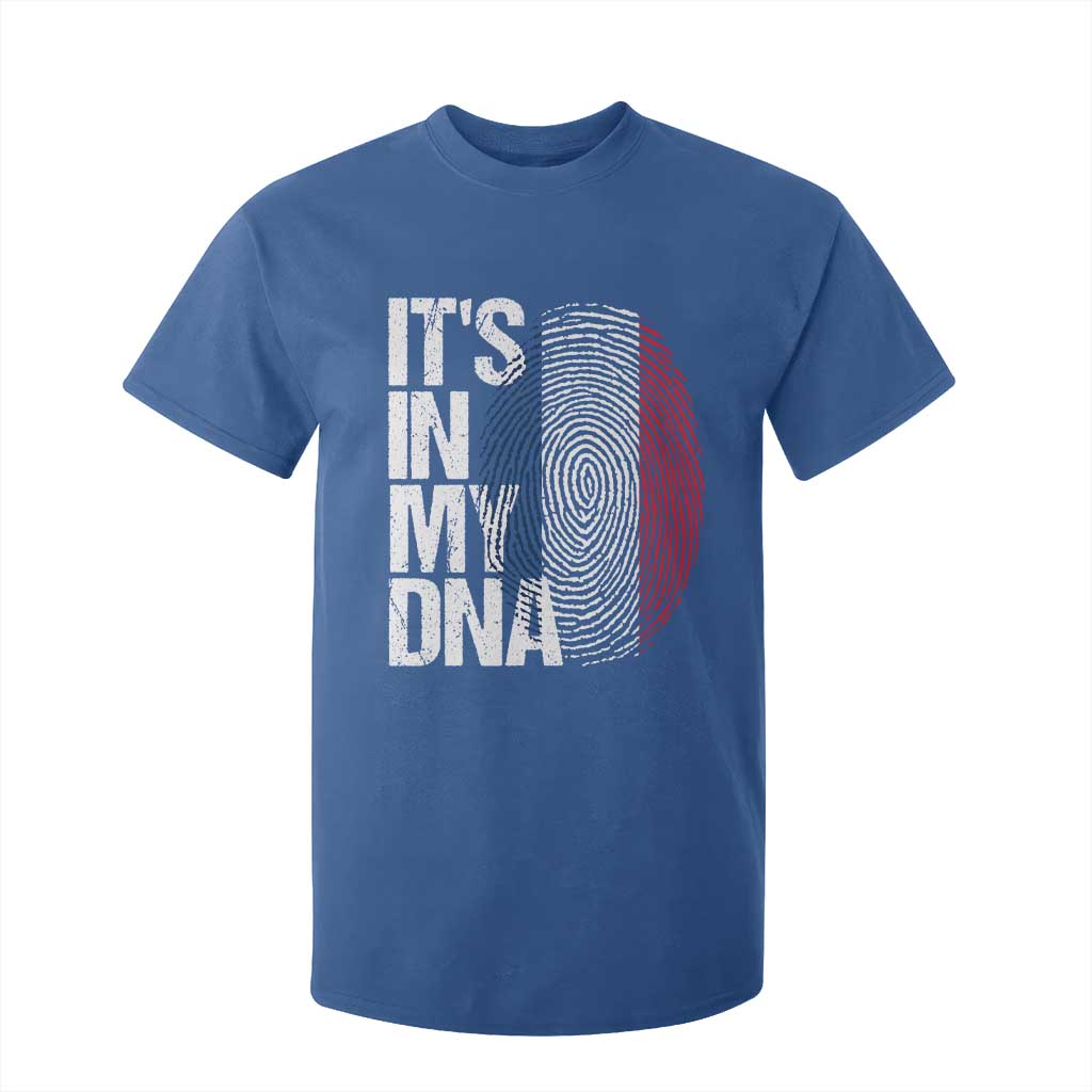 It's in My DNA France French Flag T Shirt For Kid TS14 Royal Blue Print Your Wear