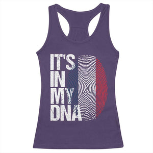 It's in My DNA France French Flag Racerback Tank Top TS14 Purple Print Your Wear
