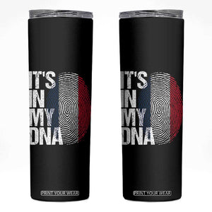 It's in My DNA France French Flag Skinny Tumbler TS14 Black Print Your Wear