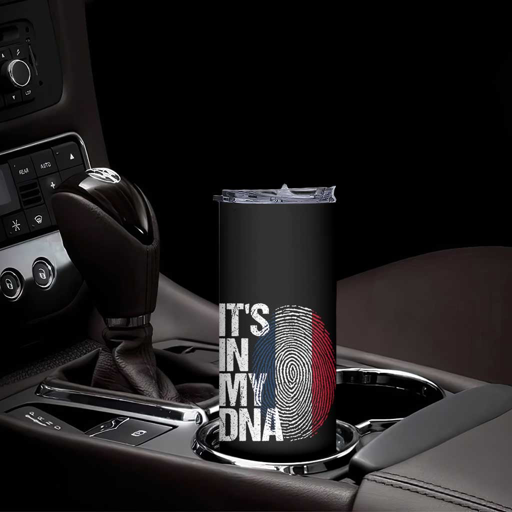 It's in My DNA France French Flag Skinny Tumbler TS14 Print Your Wear