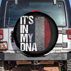 It's in My DNA France French Flag Spare Tire Cover TS14 No hole Black Print Your Wear