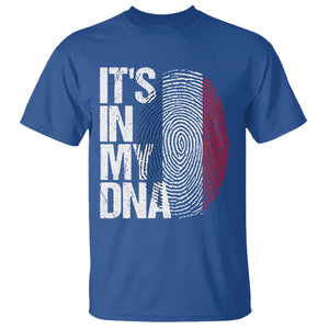 It's in My DNA France French Flag T Shirt TS14 Royal Blue Print Your Wear
