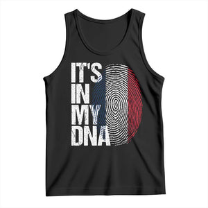 It's in My DNA France French Flag Tank Top TS14 Black Print Your Wear