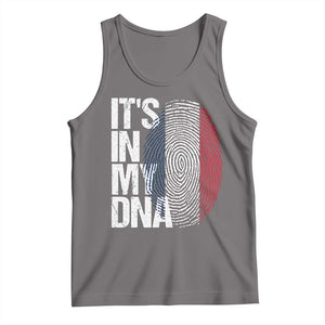 It's in My DNA France French Flag Tank Top TS14 Deep Heather Print Your Wear