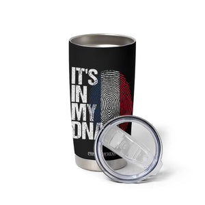 It's in My DNA France French Flag Tumbler Cup TS14 Print Your Wear