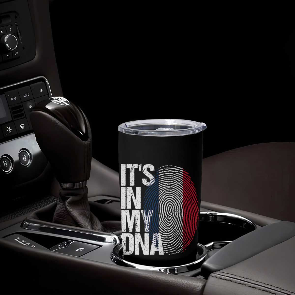 It's in My DNA France French Flag Tumbler Cup TS14 Print Your Wear
