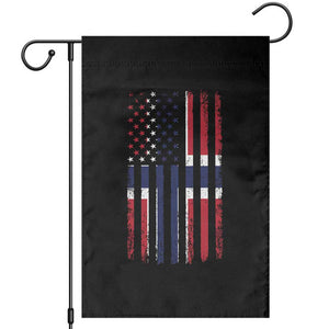 Norwegian Roots Half American Flag USA Norway Pride Garden Flag TS14 Black Print Your Wear