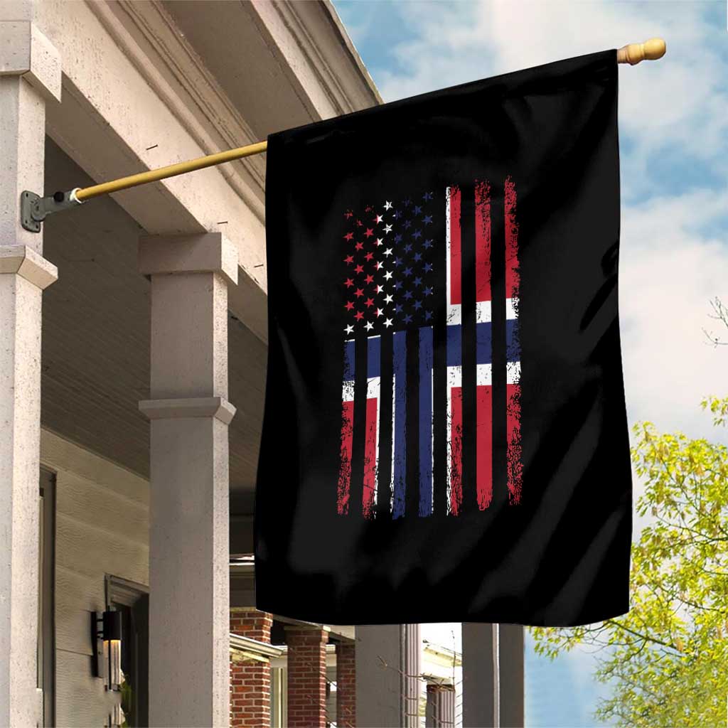 Norwegian Roots Half American Flag USA Norway Pride Garden Flag TS14 Print Your Wear