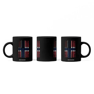 Norwegian Roots Half American Flag USA Norway Pride Coffee Mug TS14 Print Your Wear