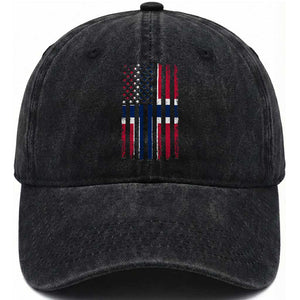 Norwegian Roots Half American Flag USA Norway Pride Washed Cotton Baseball Cap TS14 Print Your Wear