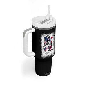 Yes I'm Both of Them Half Norwegian American Tumbler With Handle TS14 Print Your Wear