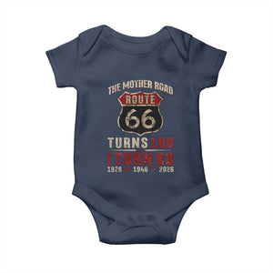 Route Highway 66 Turns 100 I Turn 80 Baby Onesie Vintage 1946 Road Sign 80th Birthday Gift