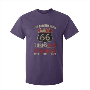 Route Highway 66 Turns 100 I Turn 45 T Shirt For Kid Vintage 1981 Road Sign 45th Birthday Gift