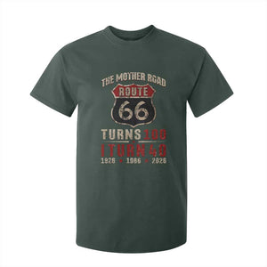 Route Highway 66 Turns 100 I Turn 40 T Shirt For Kid Vintage 1986 Road Sign 40th Birthday Gift