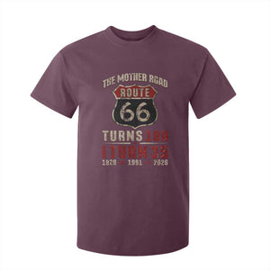 Route Highway 66 Turns 100 I Turn 35 T Shirt For Kid Vintage 1991 Road Sign 35th Birthday Gift