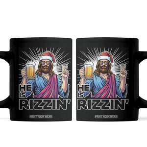 Jesus Christmas Coffee Mug Funny Drinking Beer Xmas Holiday TS14 Black Print Your Wear