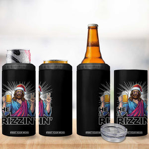 Jesus Christmas 4 in 1 Can Cooler Tumbler Funny Drinking Beer Xmas Holiday TS14 Print Your Wear