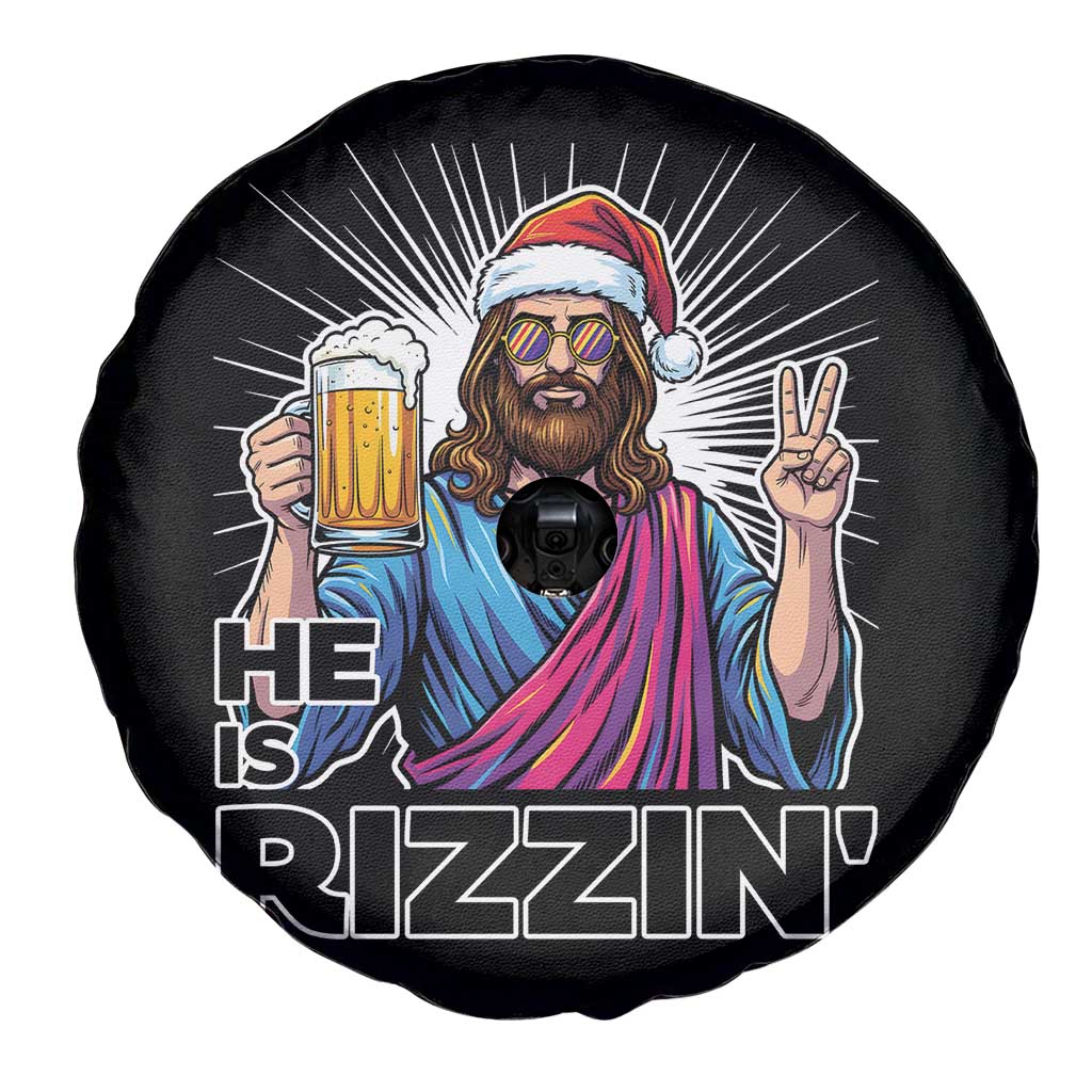 Jesus Christmas Spare Tire Cover Funny Drinking Beer Xmas Holiday TS14 Print Your Wear