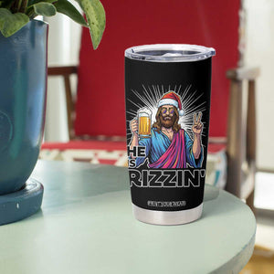 Jesus Christmas Tumbler Cup Funny Drinking Beer Xmas Holiday TS14 Print Your Wear