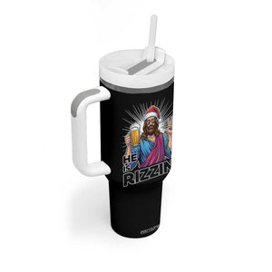 Jesus Christmas Tumbler With Handle Funny Drinking Beer Xmas Holiday TS14 Print Your Wear