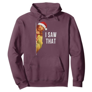 Jesus Christmas Meme Hoodie I Saw That TS14 Maroon Print Your Wear