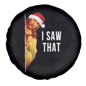 Jesus Christmas Meme Spare Tire Cover I Saw That TS14 Print Your Wear