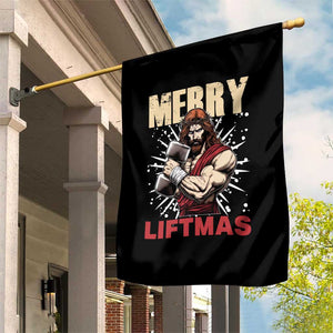 Jesus Gym Christmas Garden Flag Merry Liftmas Xmas TS14 Print Your Wear