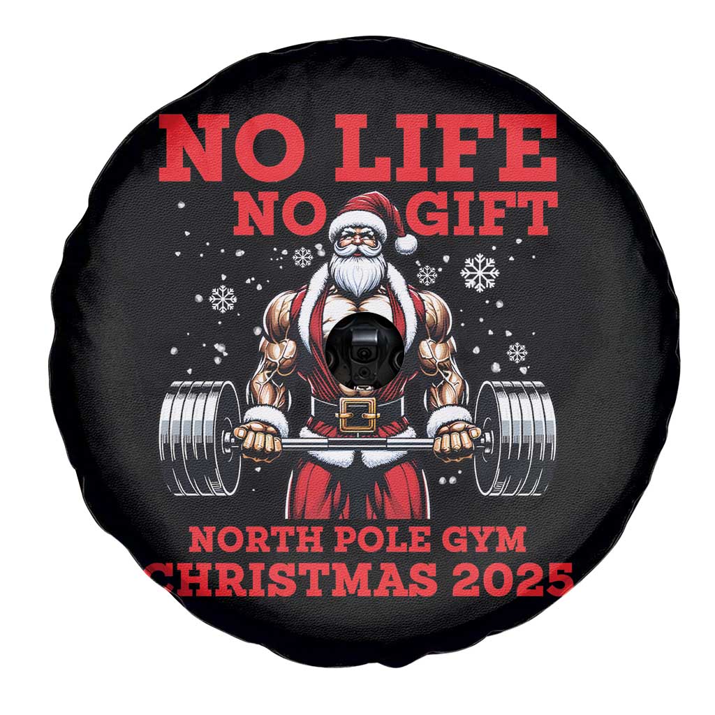 Santa Gym Christmas Spare Tire Cover Lifting Swole Santa Ugly Xmas TS14 Print Your Wear