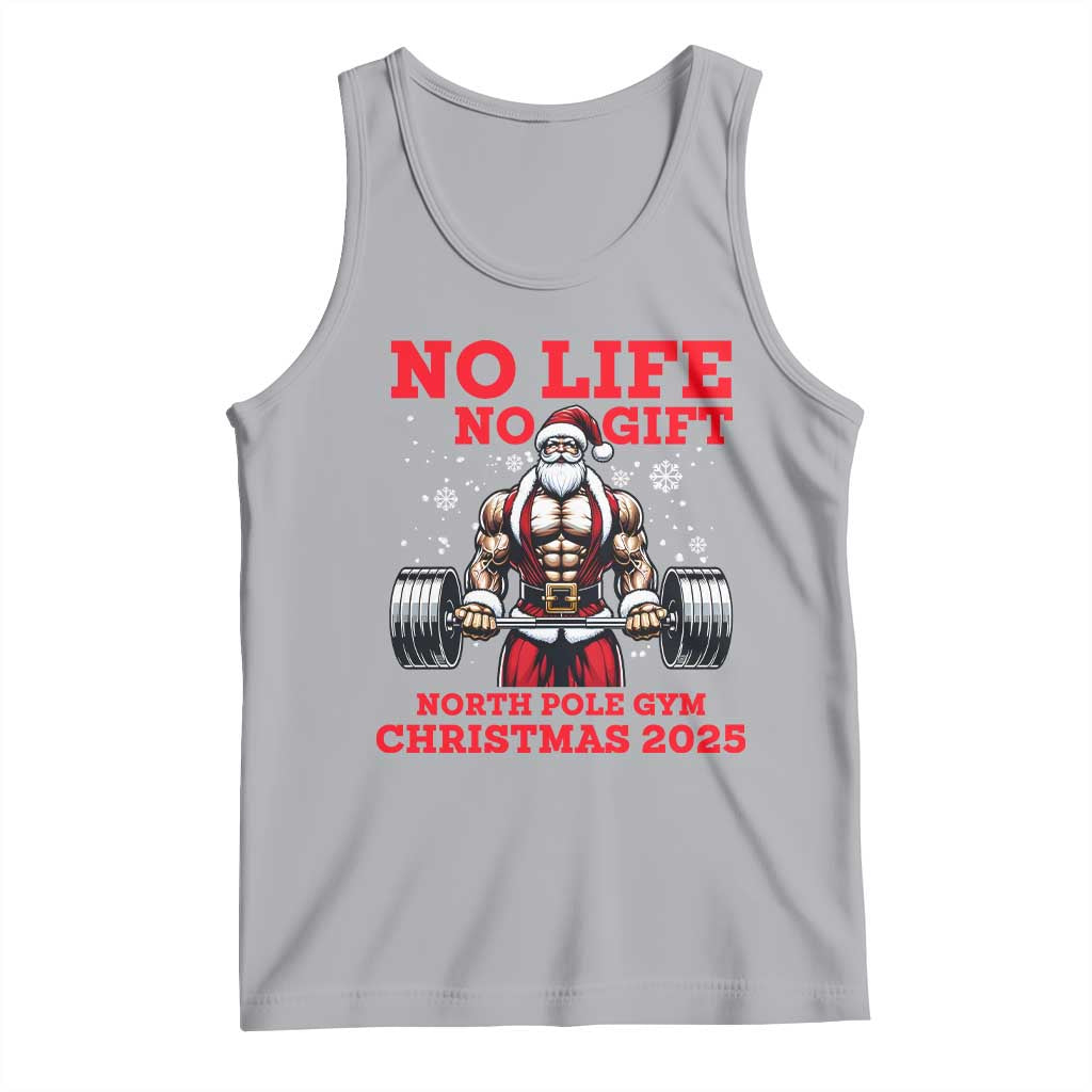 Santa Gym Christmas Tank Top Lifting Swole Santa Ugly Xmas TS14 Athletic Heather Print Your Wear