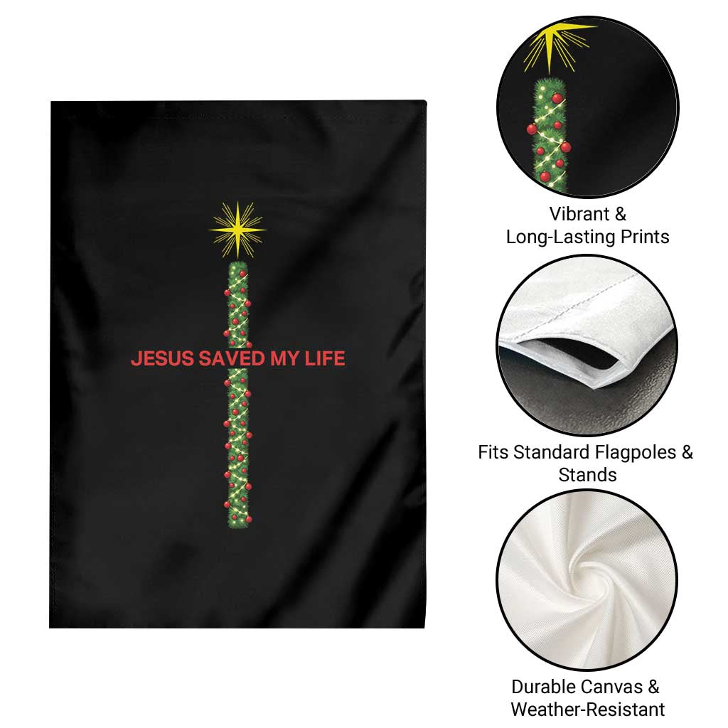 Jesus Christian Christmas Garden Flag Religious Cross Bible Verse Inspirational TS14 Print Your Wear