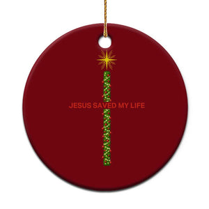 Jesus Christian Xmas Ceramic Ornament Religious Cross Bible Verse Inspirational TS14 1pc Red Print Your Wear