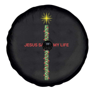 Jesus Christian Christmas Spare Tire Cover Religious Cross Bible Verse Inspirational TS14 Print Your Wear