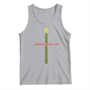 Jesus Christian Christmas Tank Top Religious Cross Bible Verse Inspirational TS14 Athletic Heather Print Your Wear