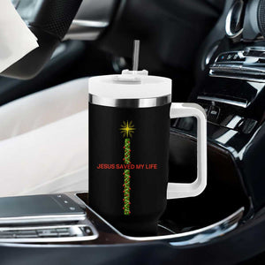 Jesus Christian Christmas Tumbler With Handle Religious Cross Bible Verse Inspirational TS14 Print Your Wear