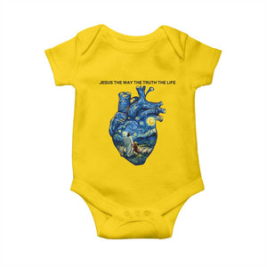 Jesus Christian Starry Night Baby Onesie The Way The Truth The Life TS14 Daisy Print Your Wear