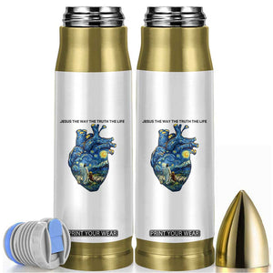 Jesus Christian Starry Night Bullet Tumbler The Way The Truth The Life TS14 White Print Your Wear