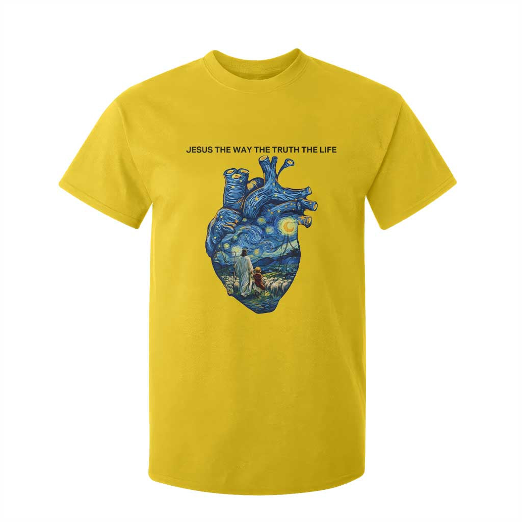 Jesus Christian Starry Night T Shirt For Kid The Way The Truth The Life TS14 Daisy Print Your Wear