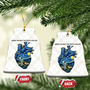 Jesus Christian Starry Night Ceramic Ornament The Way The Truth The Life TS14 Print Your Wear