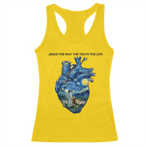 Jesus Christian Starry Night Racerback Tank Top The Way The Truth The Life TS14 Daisy Print Your Wear