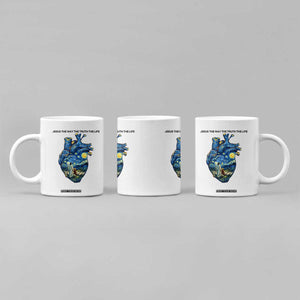 Jesus Christian Starry Night Coffee Mug The Way The Truth The Life TS14 Print Your Wear