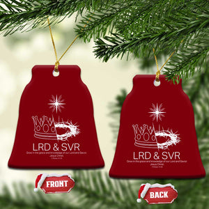 Jesus Christian Ceramic Ornament Crown Thorn Monochrome LRD SVR Symbolic Religious TS14 Print Your Wear