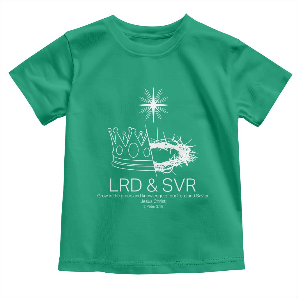 Jesus Christian Toddler T Shirt Crown Thorn Monochrome LRD SVR Symbolic Religious TS14 Irish Green Print Your Wear