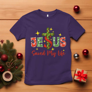 Jesus Christian Christmas T Shirt Religious Cross Bible Verse TS14 Purple Print Your Wear