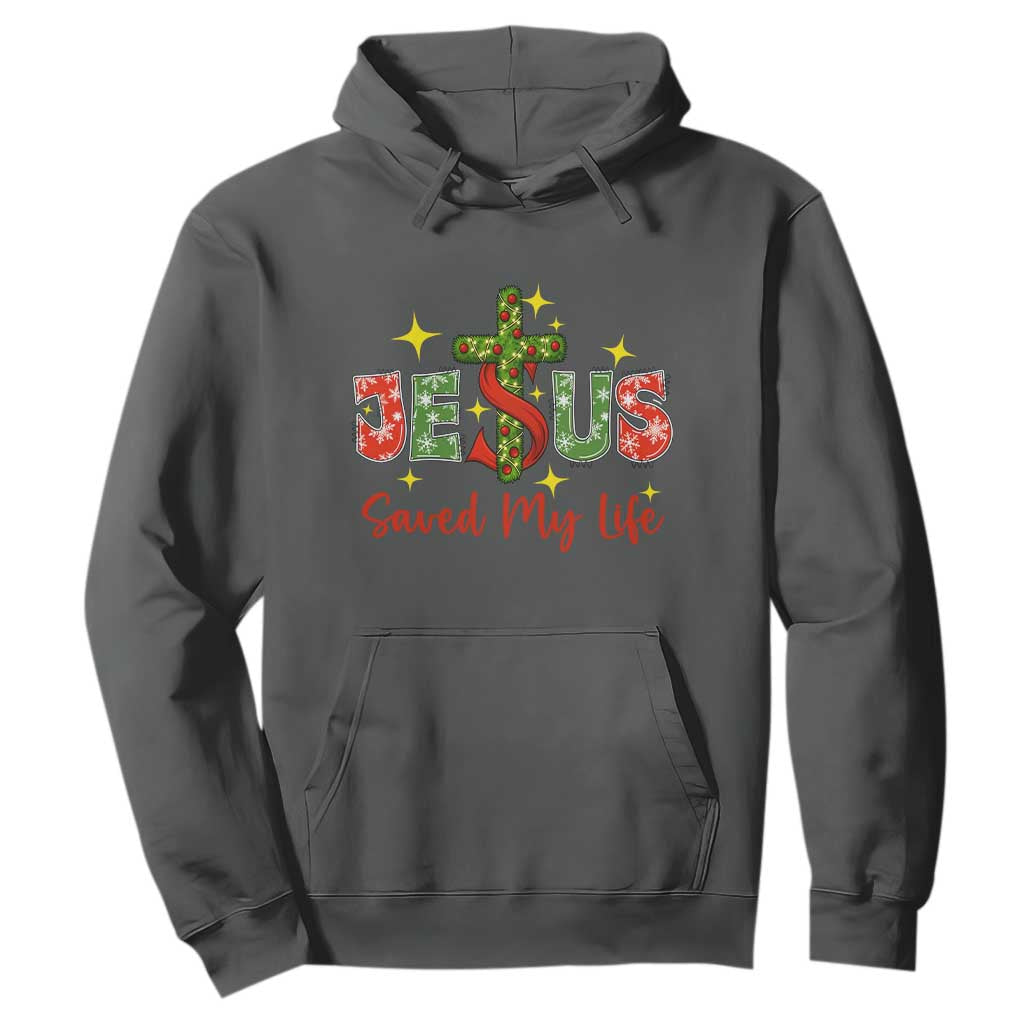Jesus Christian Christmas Hoodie Religious Cross Bible Verse TS14 Dark Heather Print Your Wear