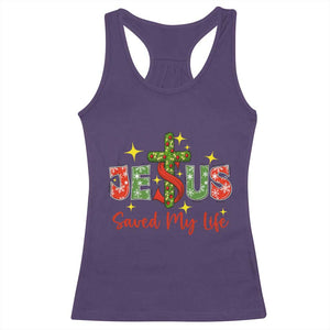 Jesus Christian Christmas Racerback Tank Top Religious Cross Bible Verse TS14 Purple Print Your Wear