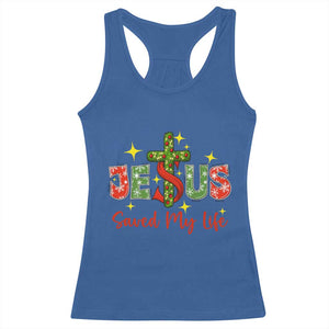 Jesus Christian Christmas Racerback Tank Top Religious Cross Bible Verse TS14 Royal Blue Print Your Wear