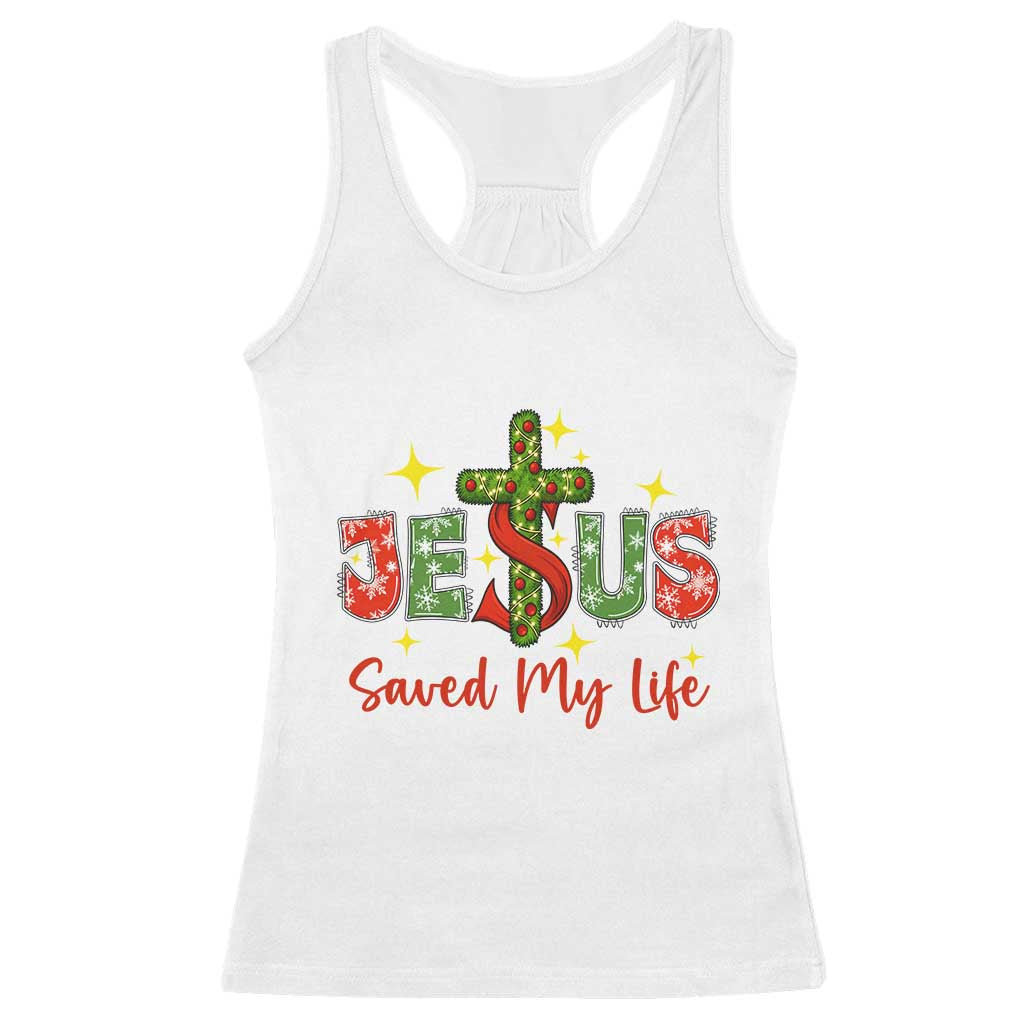 Jesus Christian Christmas Racerback Tank Top Religious Cross Bible Verse TS14 White Print Your Wear