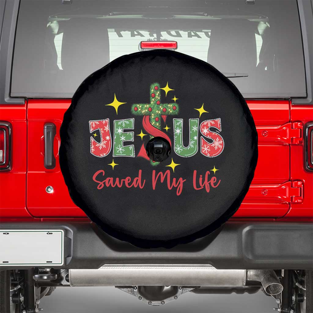 Jesus Christian Christmas Spare Tire Cover Religious Cross Bible Verse TS14 Black Print Your Wear