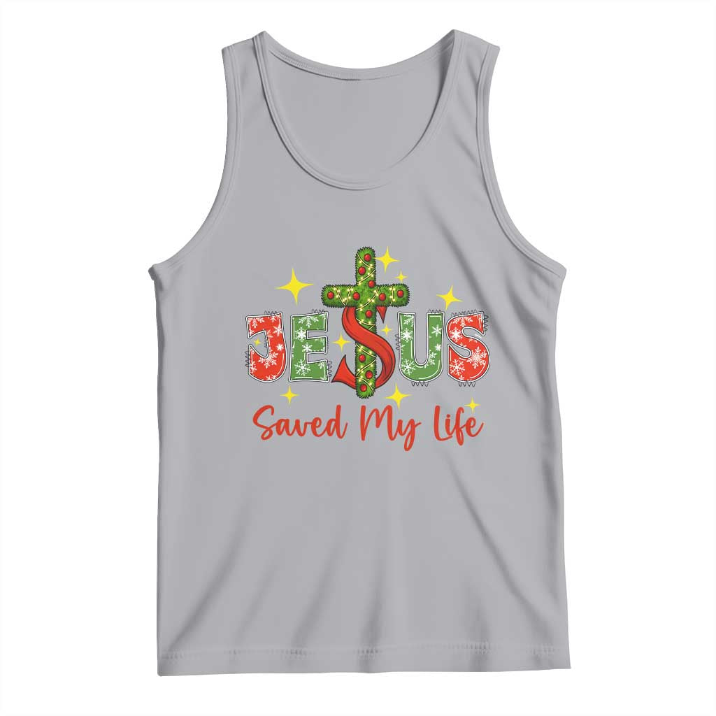 Jesus Christian Christmas Tank Top Religious Cross Bible Verse TS14 Athletic Heather Print Your Wear