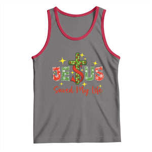 Jesus Christian Christmas Tank Top Religious Cross Bible Verse TS14 Deep Heather Red Print Your Wear